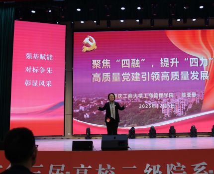 学院党委书记陈亚惠荣获重庆市二等奖