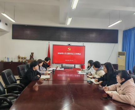 学院党委召开2026年1月支部书记工作例会